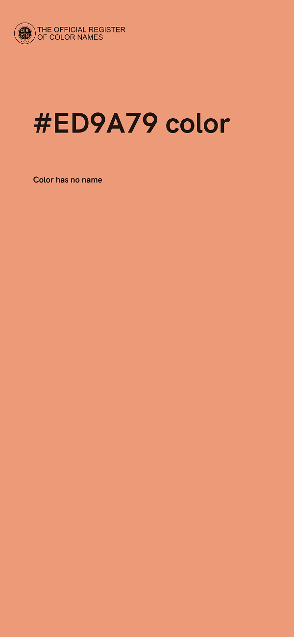 #ED9A79 color image