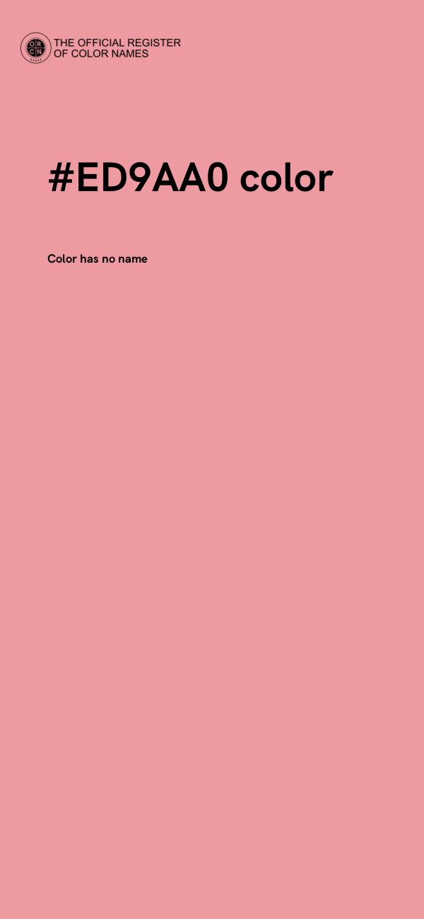 #ED9AA0 color image