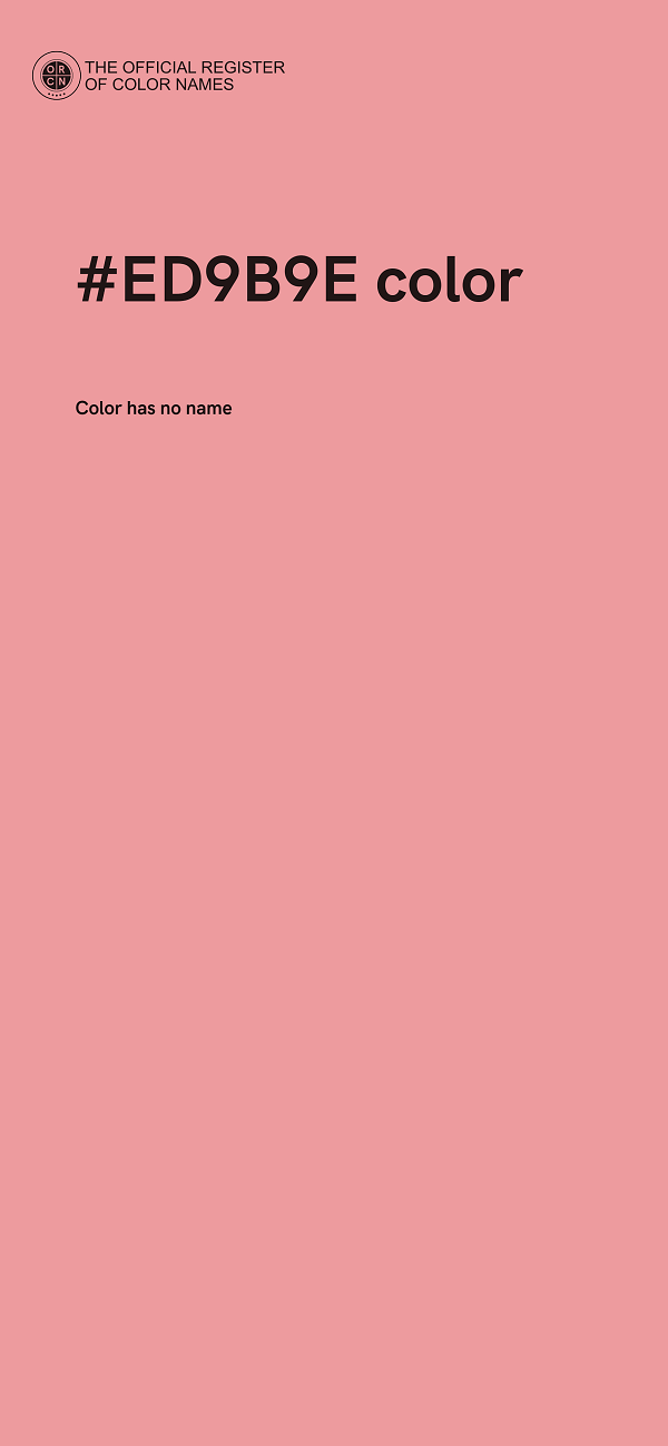 #ED9B9E color image