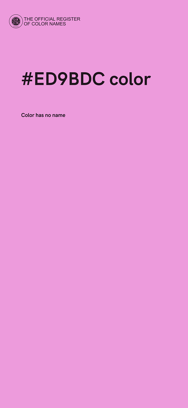 #ED9BDC color image