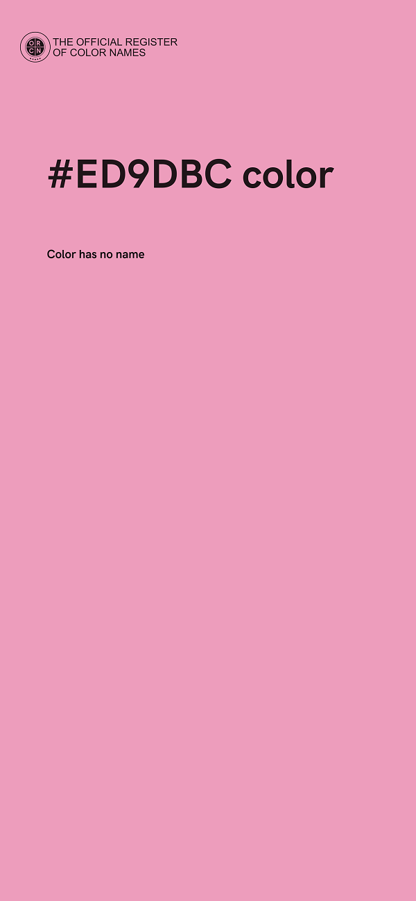 #ED9DBC color image