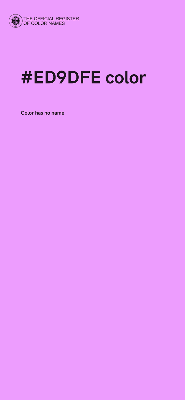 #ED9DFE color image