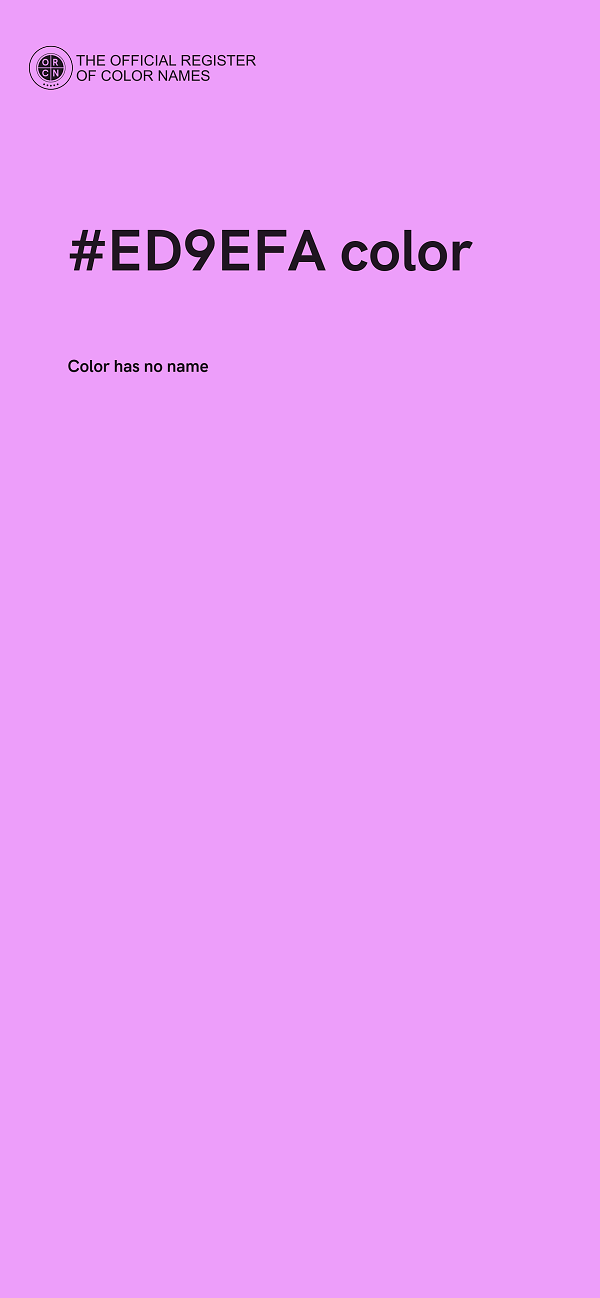 #ED9EFA color image