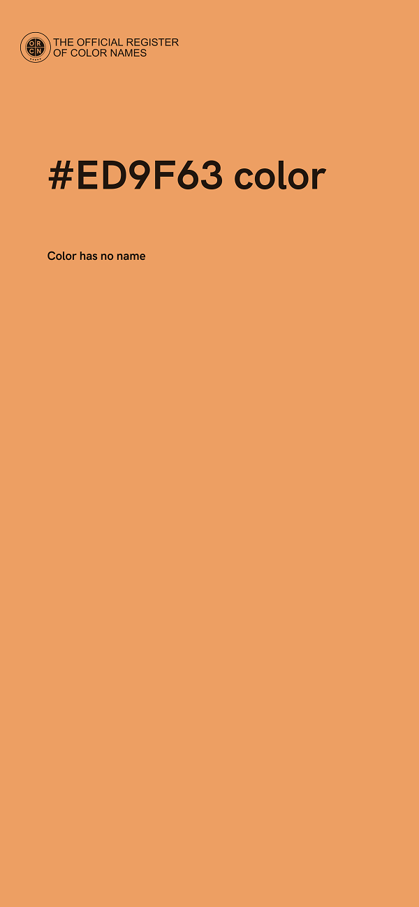 #ED9F63 color image