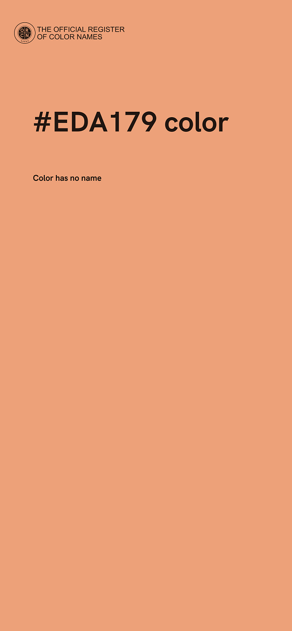 #EDA179 color image