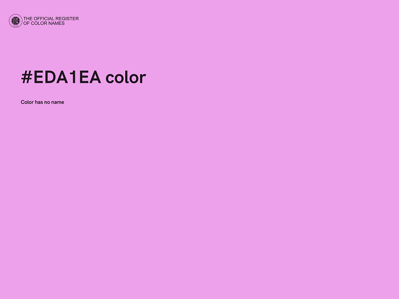 #EDA1EA color image