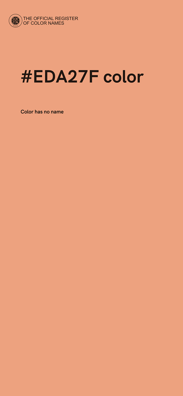 #EDA27F color image