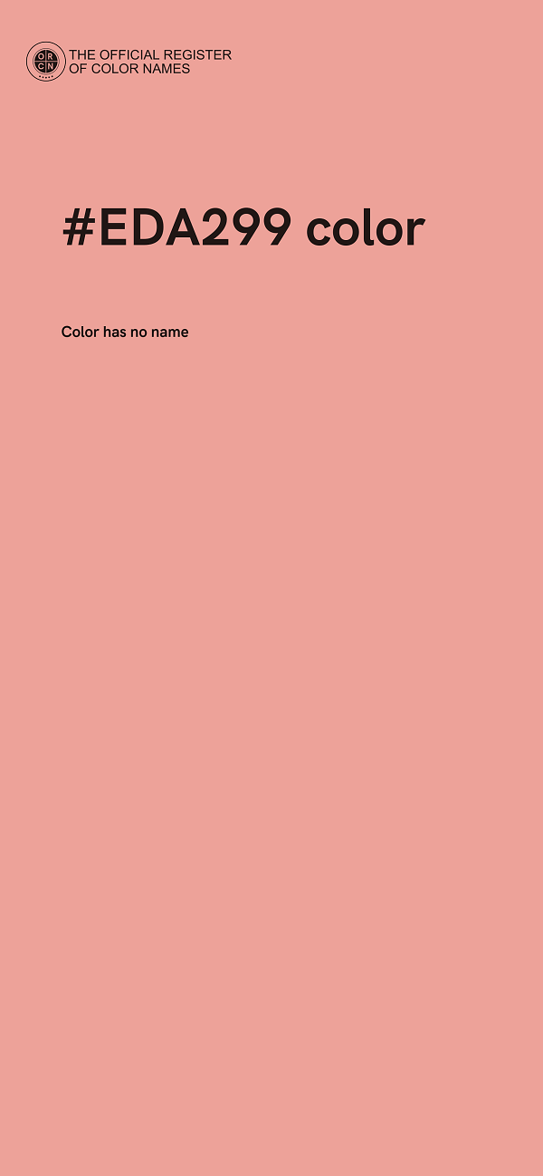 #EDA299 color image