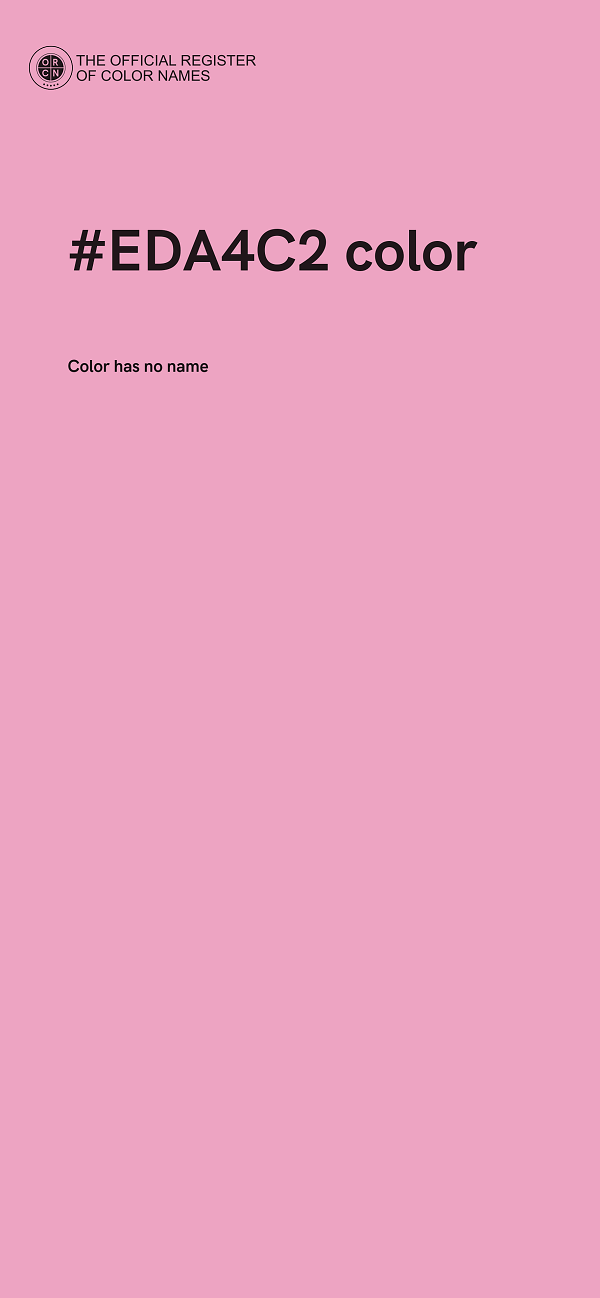 #EDA4C2 color image