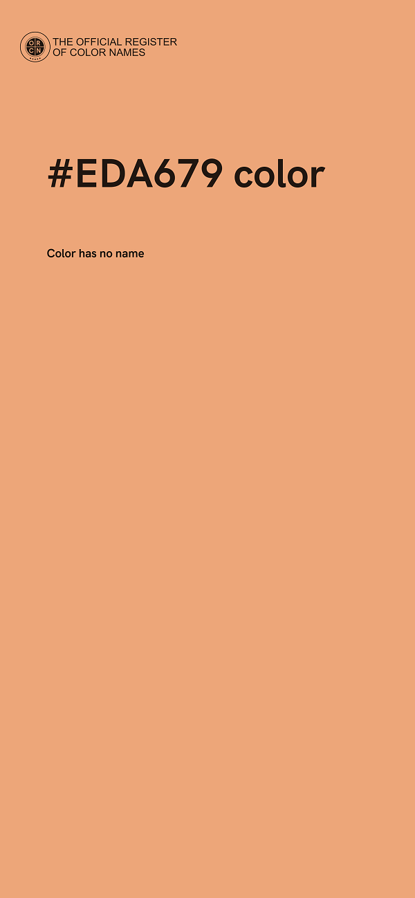 #EDA679 color image