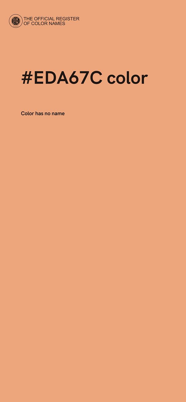 #EDA67C color image