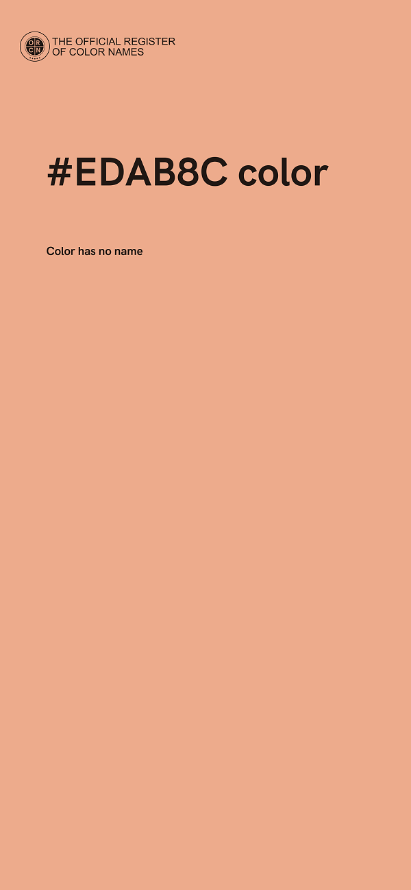 #EDAB8C color image