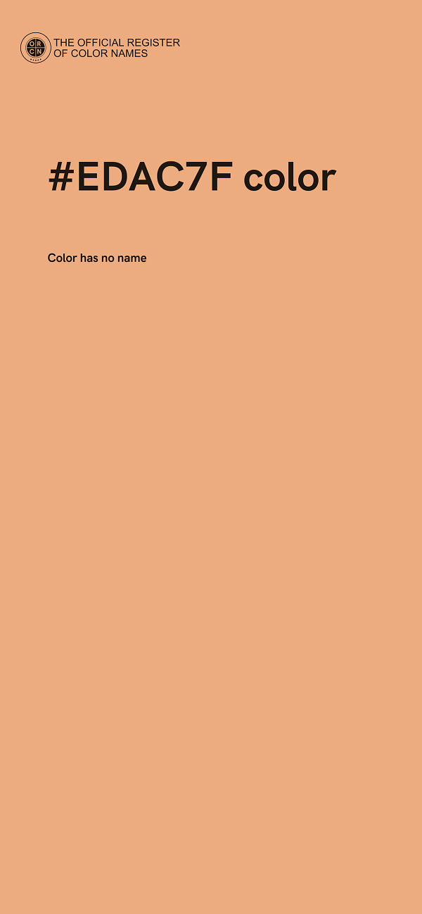 #EDAC7F color image