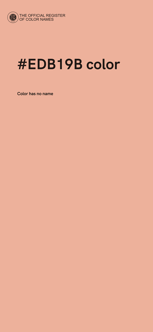 #EDB19B color image