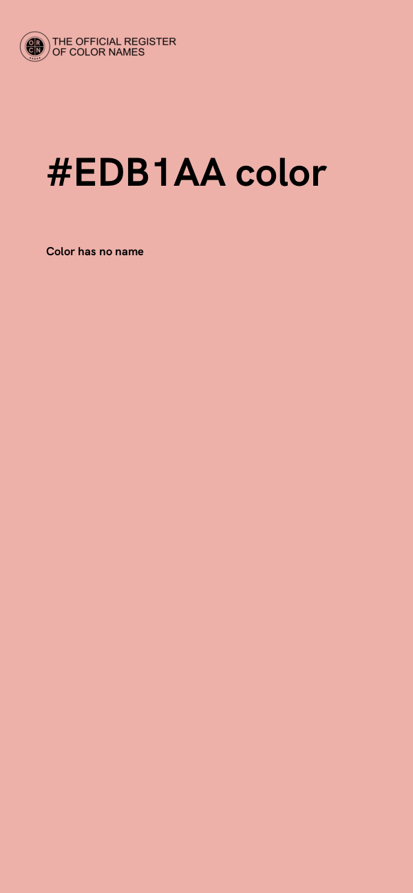 #EDB1AA color image