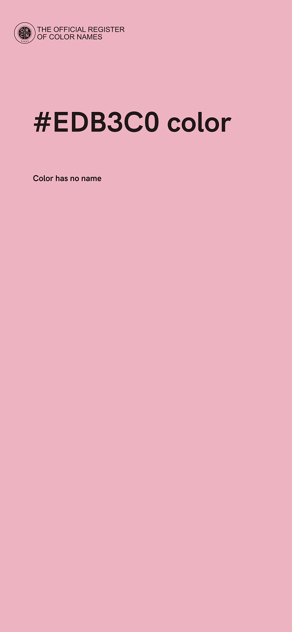 #EDB3C0 color image