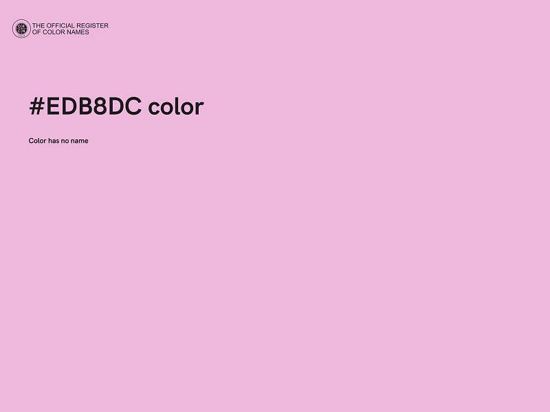 #EDB8DC color image