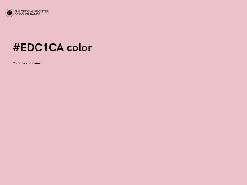 #EDC1CA color image
