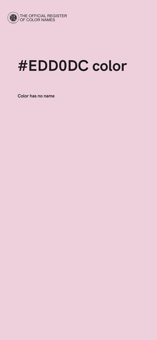 #EDD0DC color image