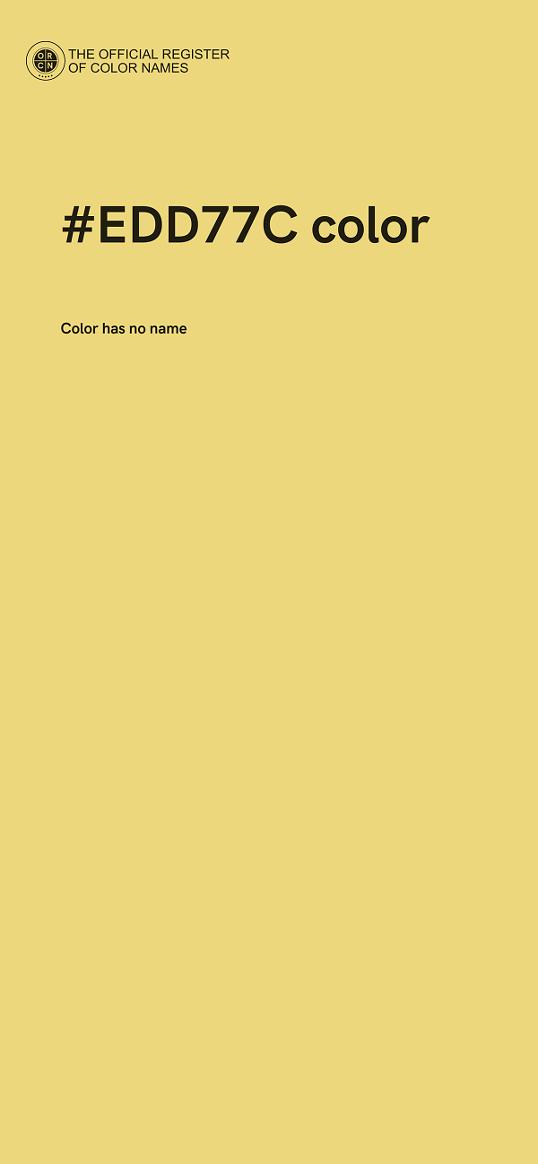 #EDD77C color image