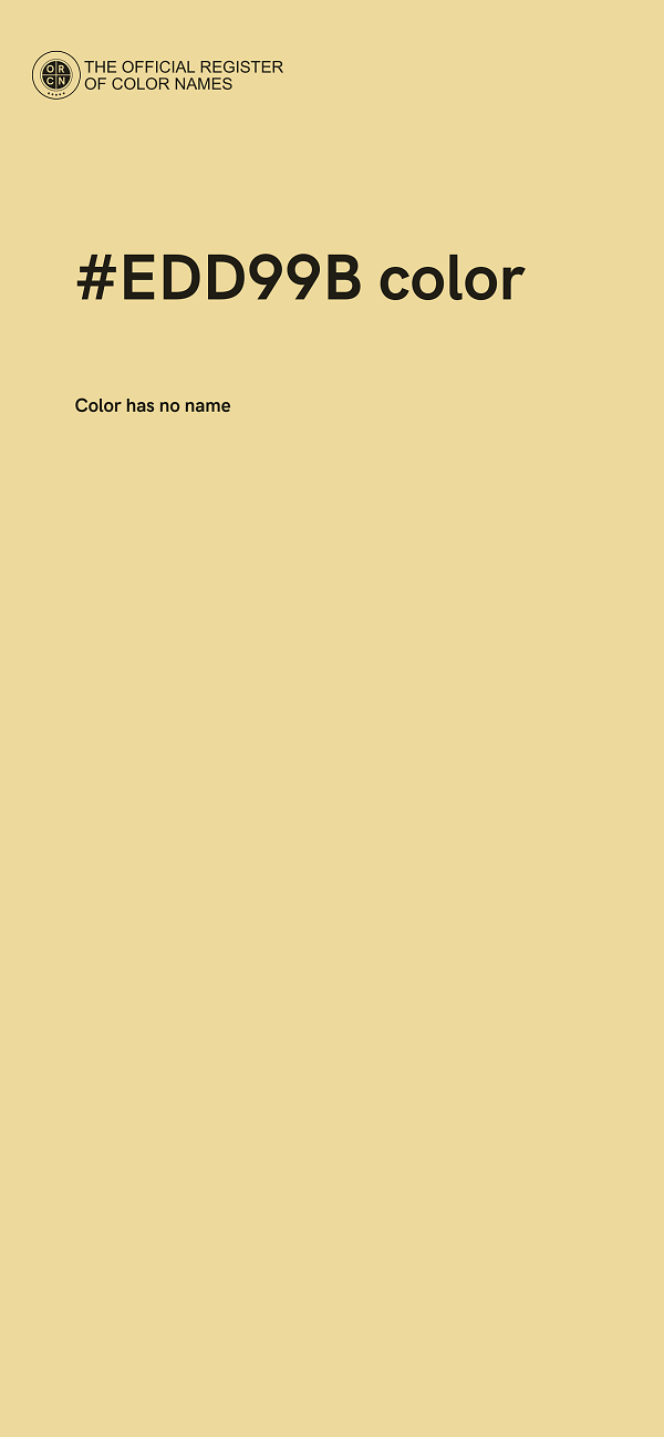 #EDD99B color image