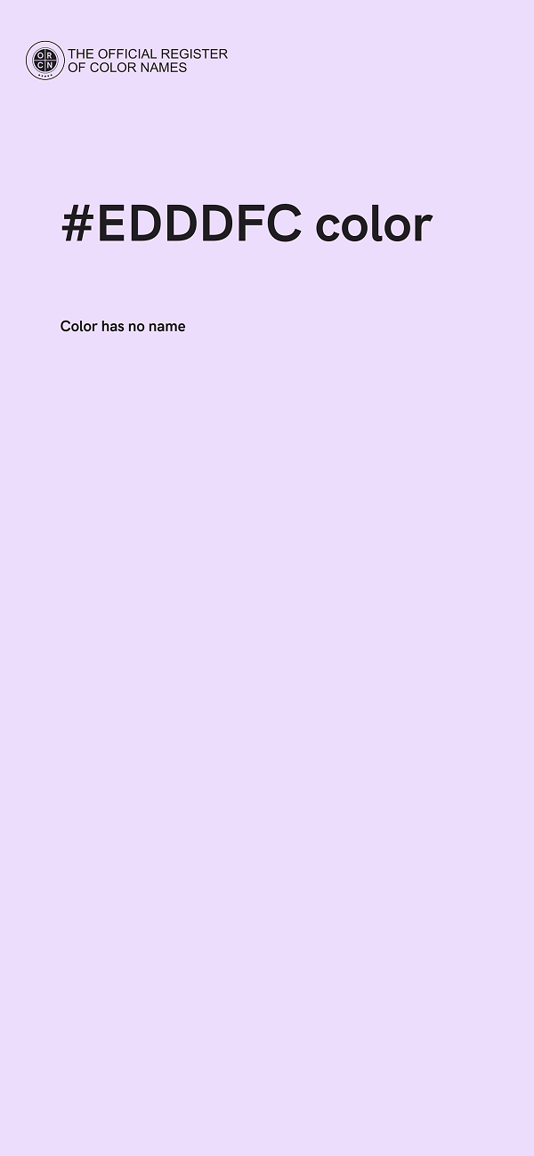 #EDDDFC color image