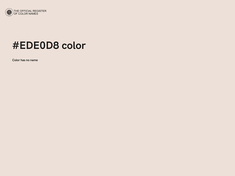 #EDE0D8 color image