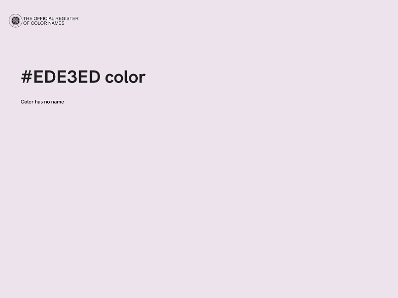 #EDE3ED color image