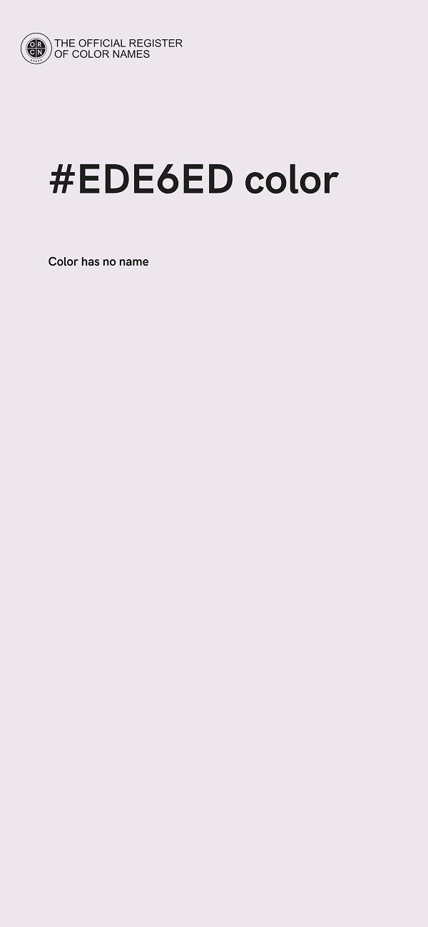 #EDE6ED color image
