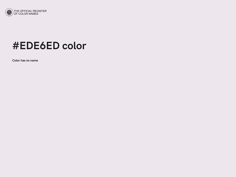 #EDE6ED color image