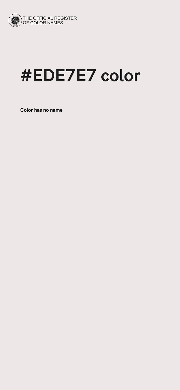 #EDE7E7 color image