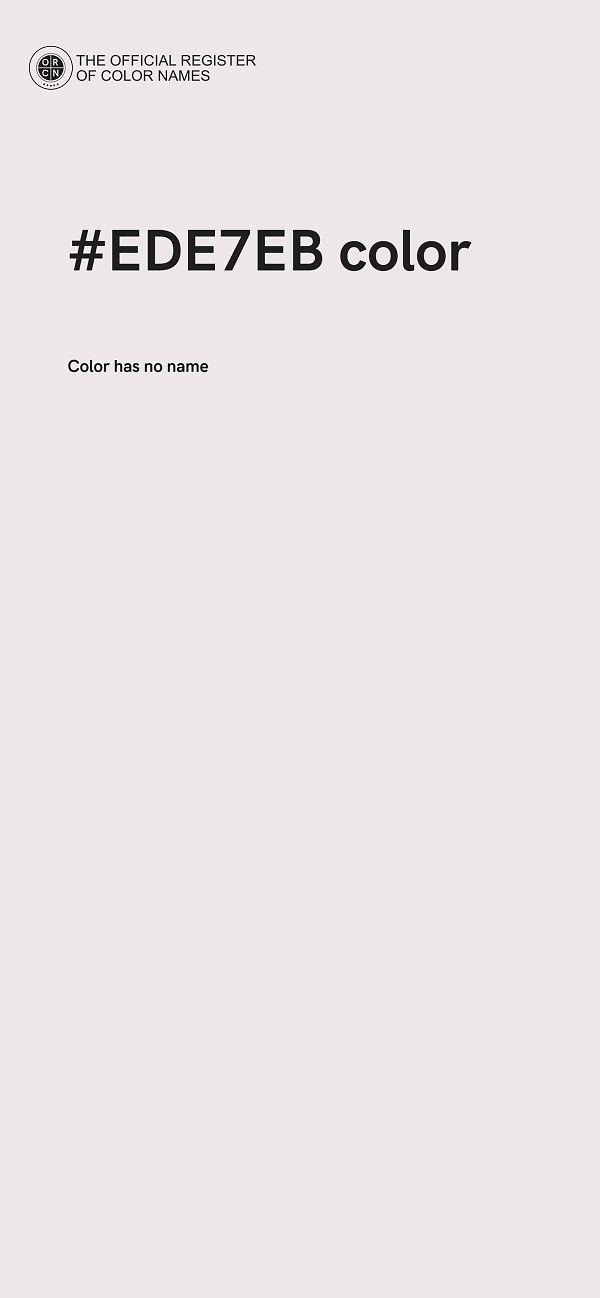 #EDE7EB color image