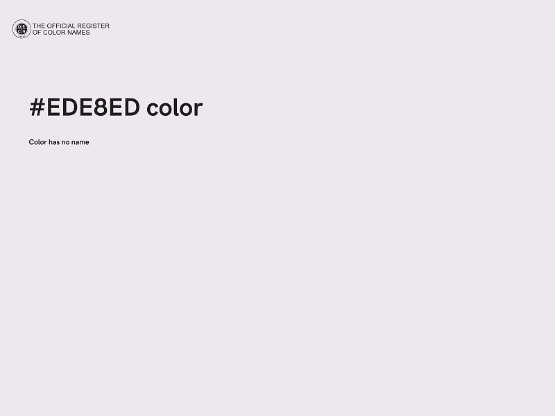 #EDE8ED color image