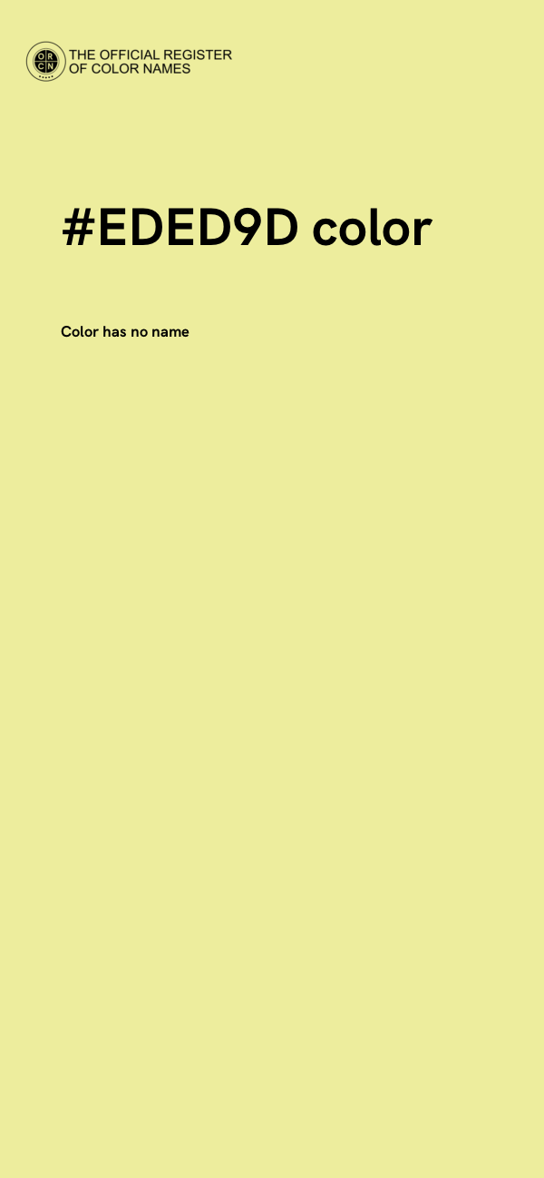 #EDED9D color image