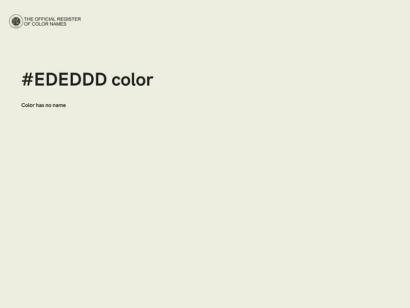 #EDEDDD color image