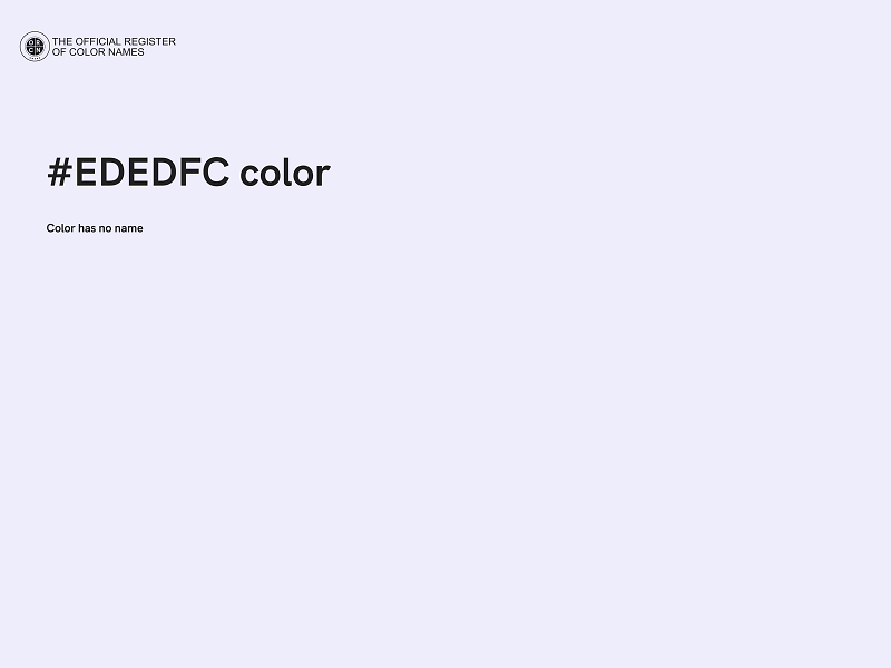 #EDEDFC color image