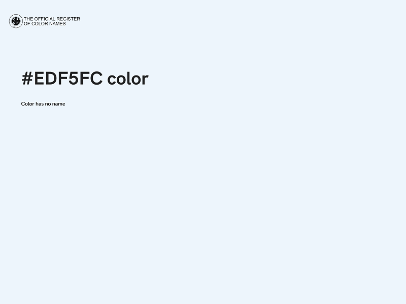 #EDF5FC color image