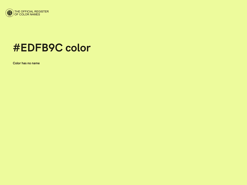 #EDFB9C color image