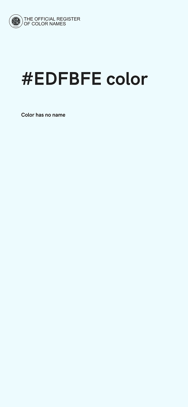 #EDFBFE color image