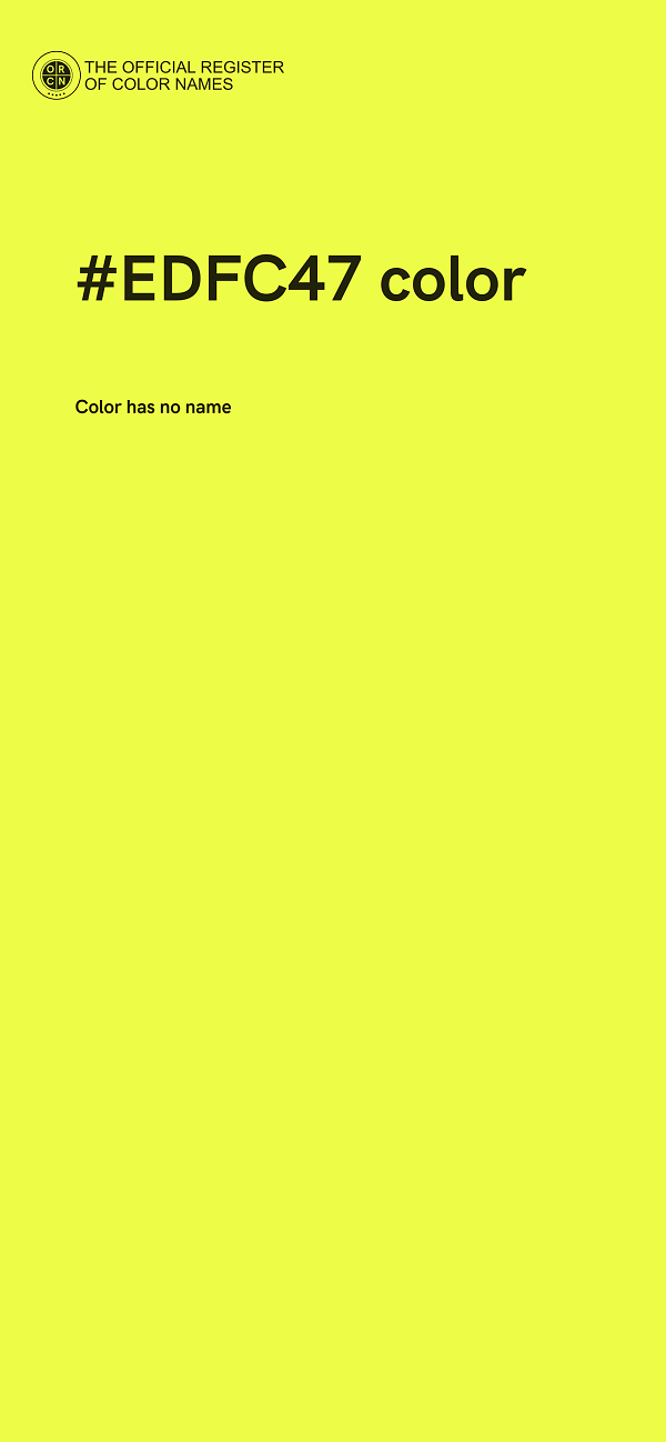 #EDFC47 color image