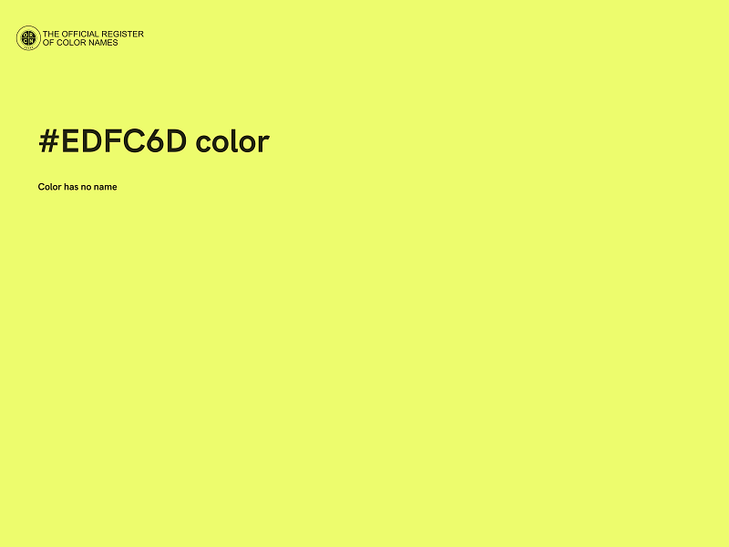#EDFC6D color image