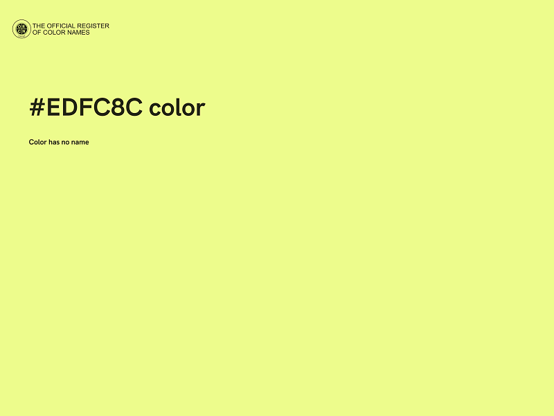 #EDFC8C color image