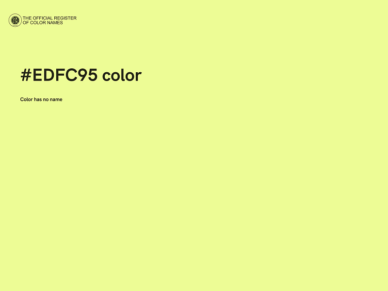 #EDFC95 color image