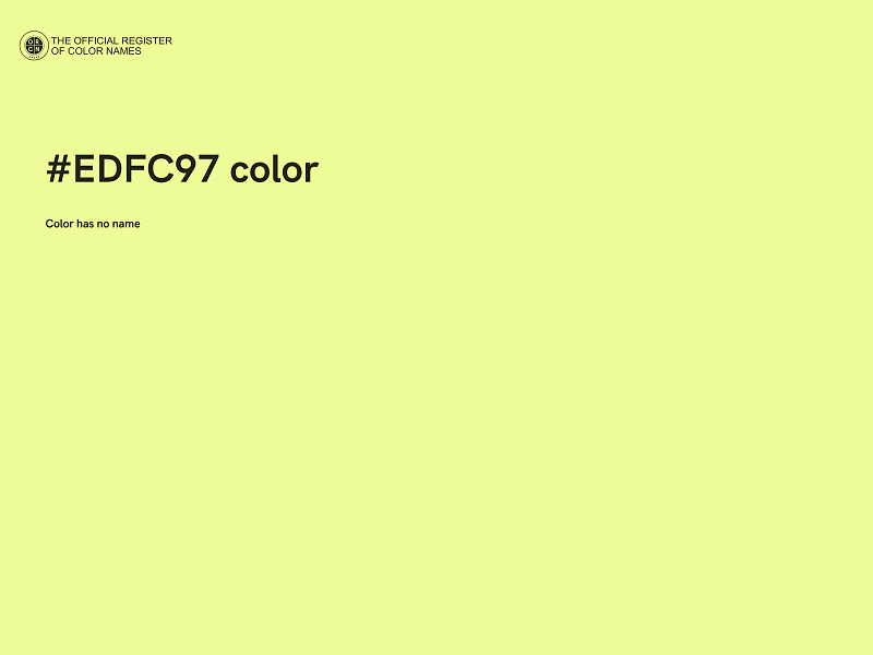#EDFC97 color image