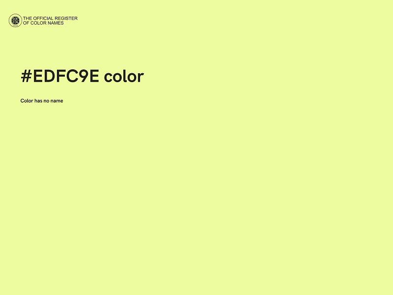 #EDFC9E color image