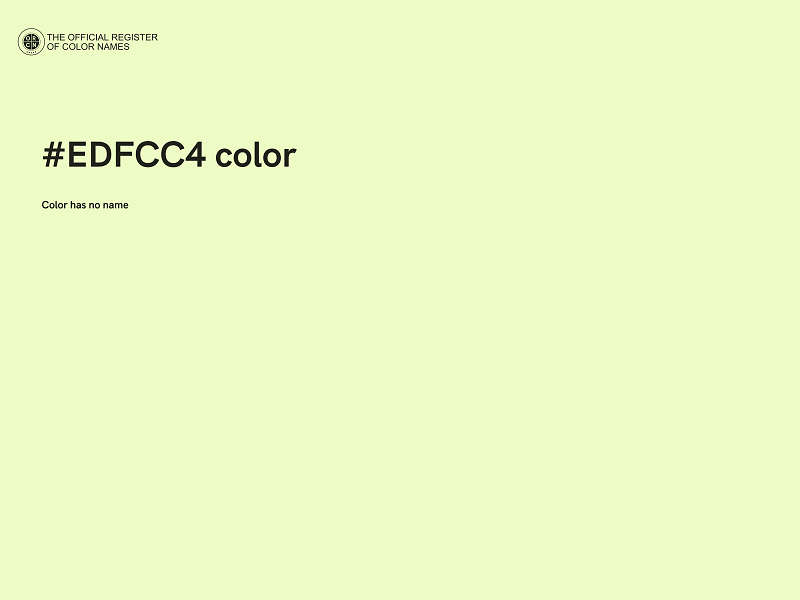 #EDFCC4 color image
