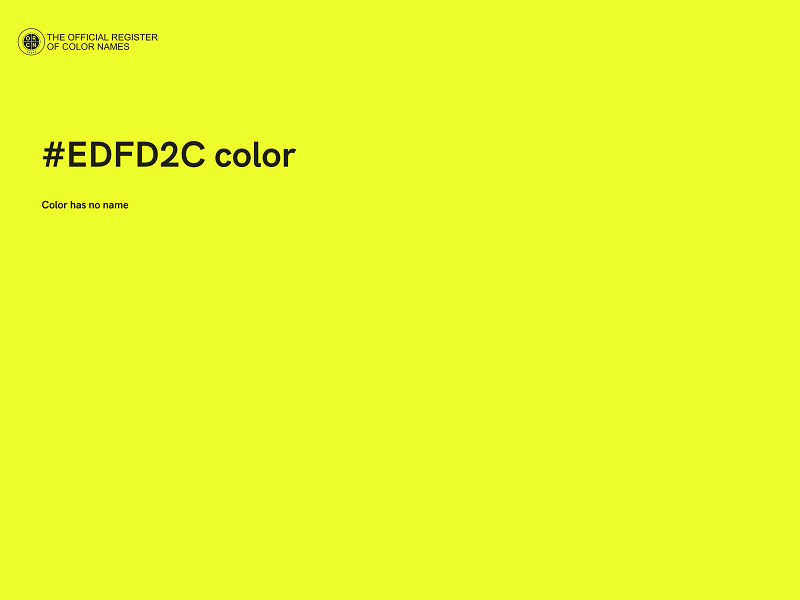 #EDFD2C color image