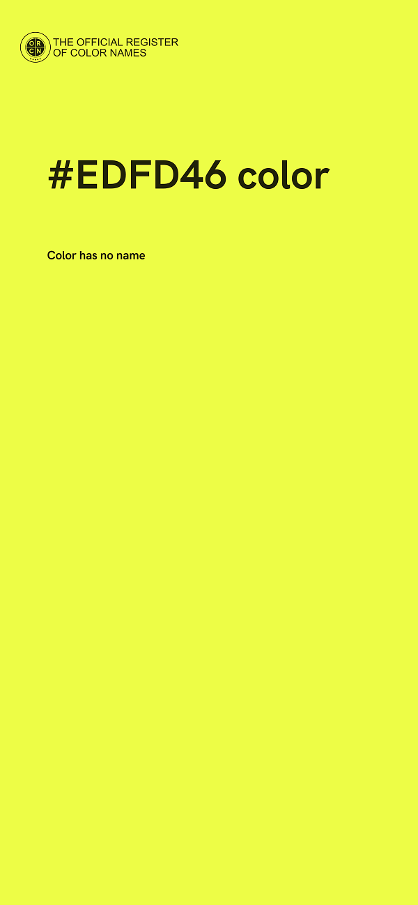 #EDFD46 color image