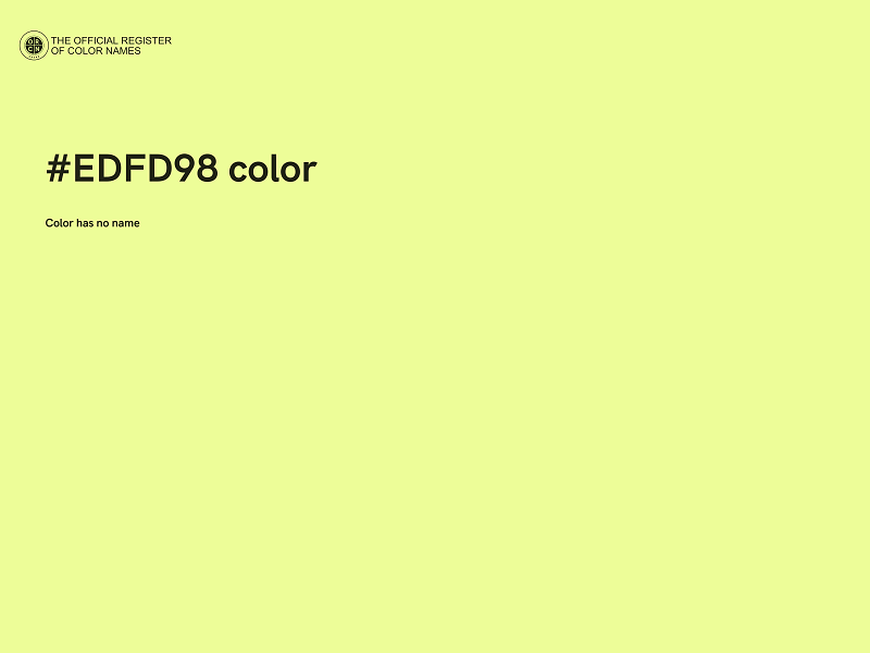 #EDFD98 color image
