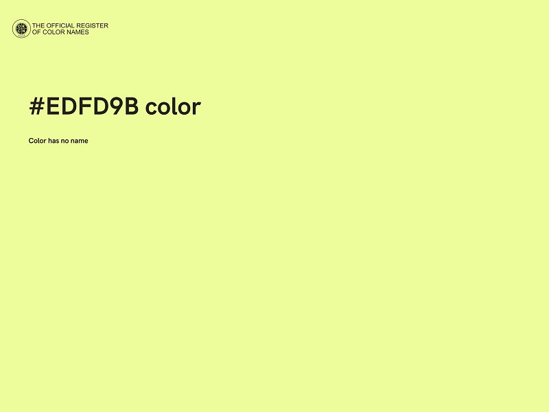 #EDFD9B color image